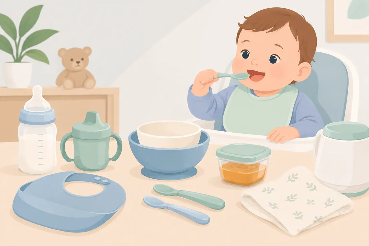 Guida accessori pappa neonato a casa: cosa serve