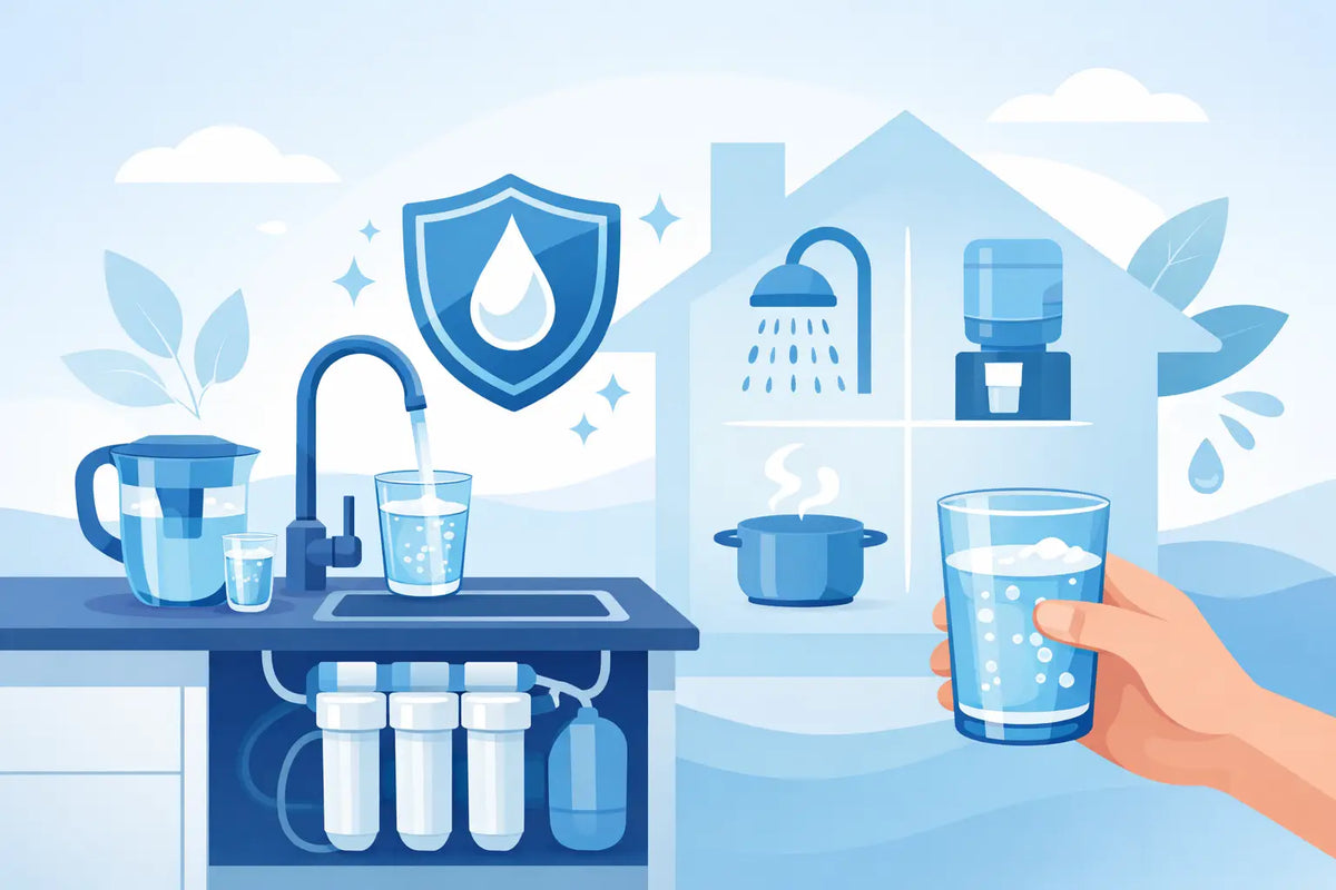 Benefici del filtro acqua in casa
